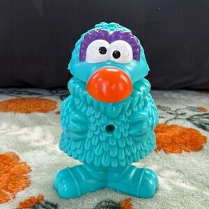 Muppets Jim Henson Workshop Happy Meal Toy 1995 Blue Monster Mouth Opens Closes